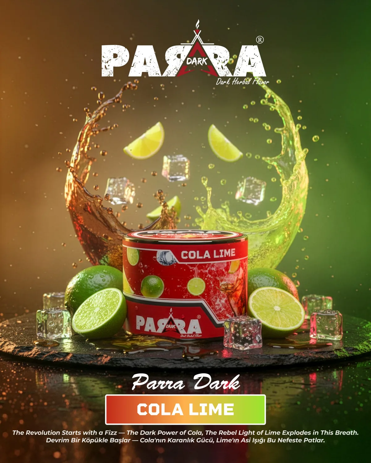 Parra Dark Cola Lime · afiş