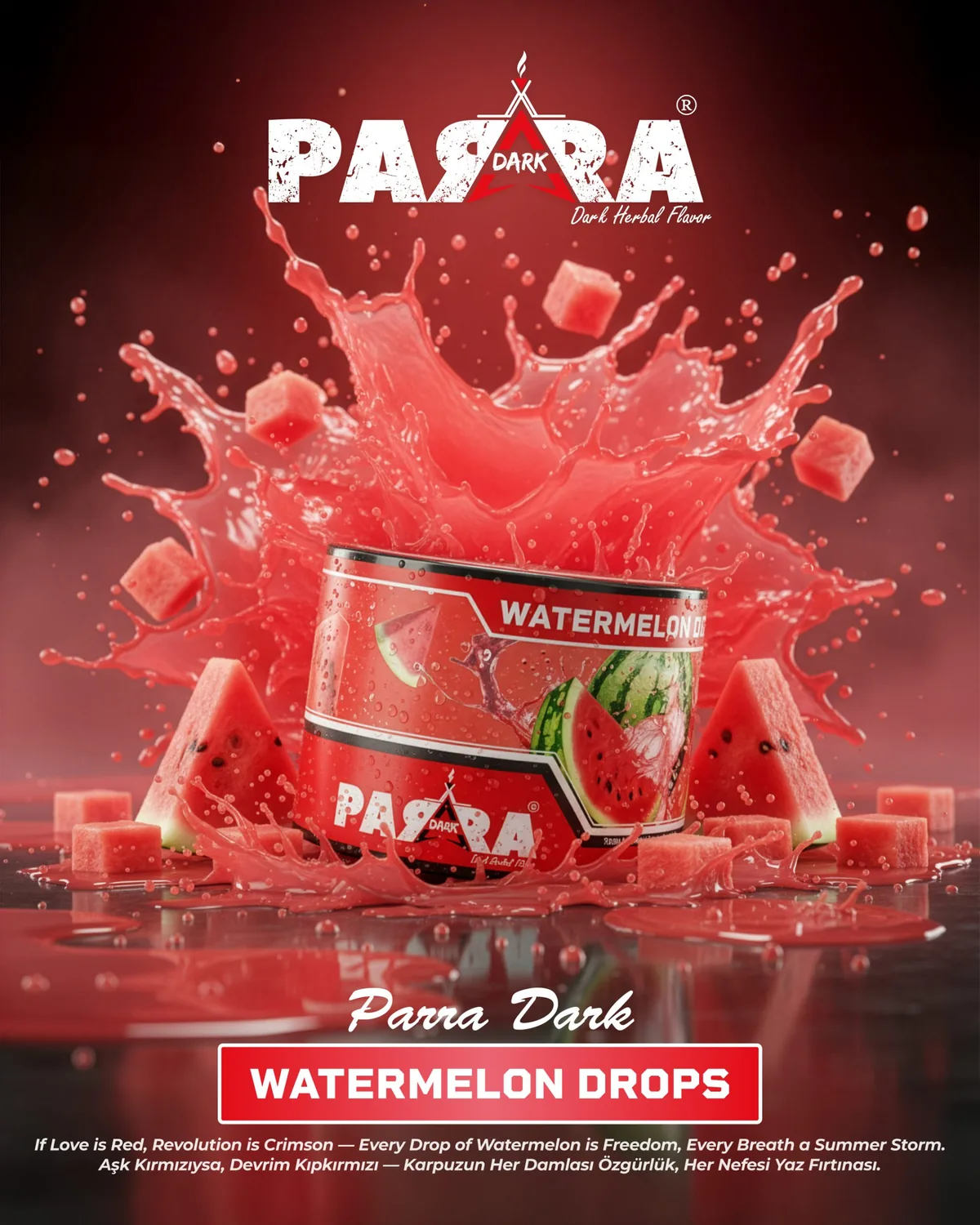 Parra Dark Watermelon Drops · afiş