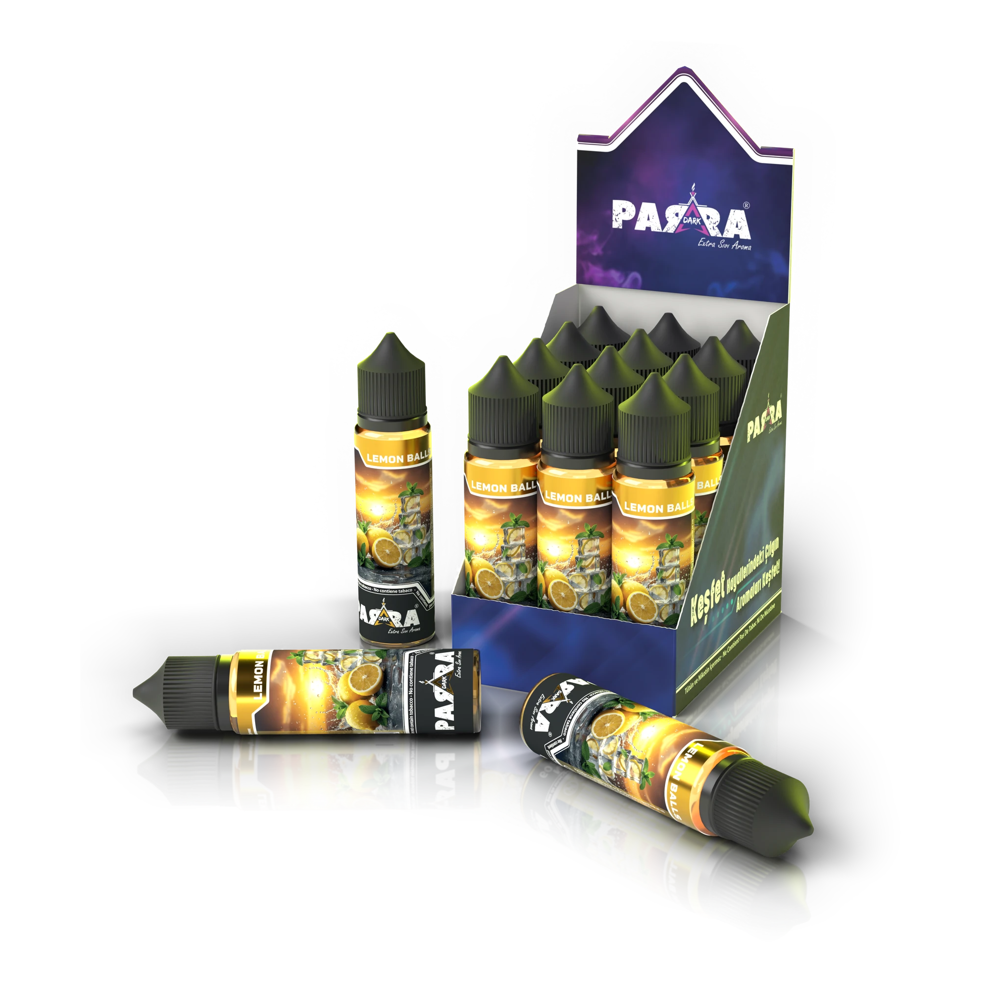 Parra Dark Лемон Боллс 60 ml · Дисплей-бокс на 12 флаконов