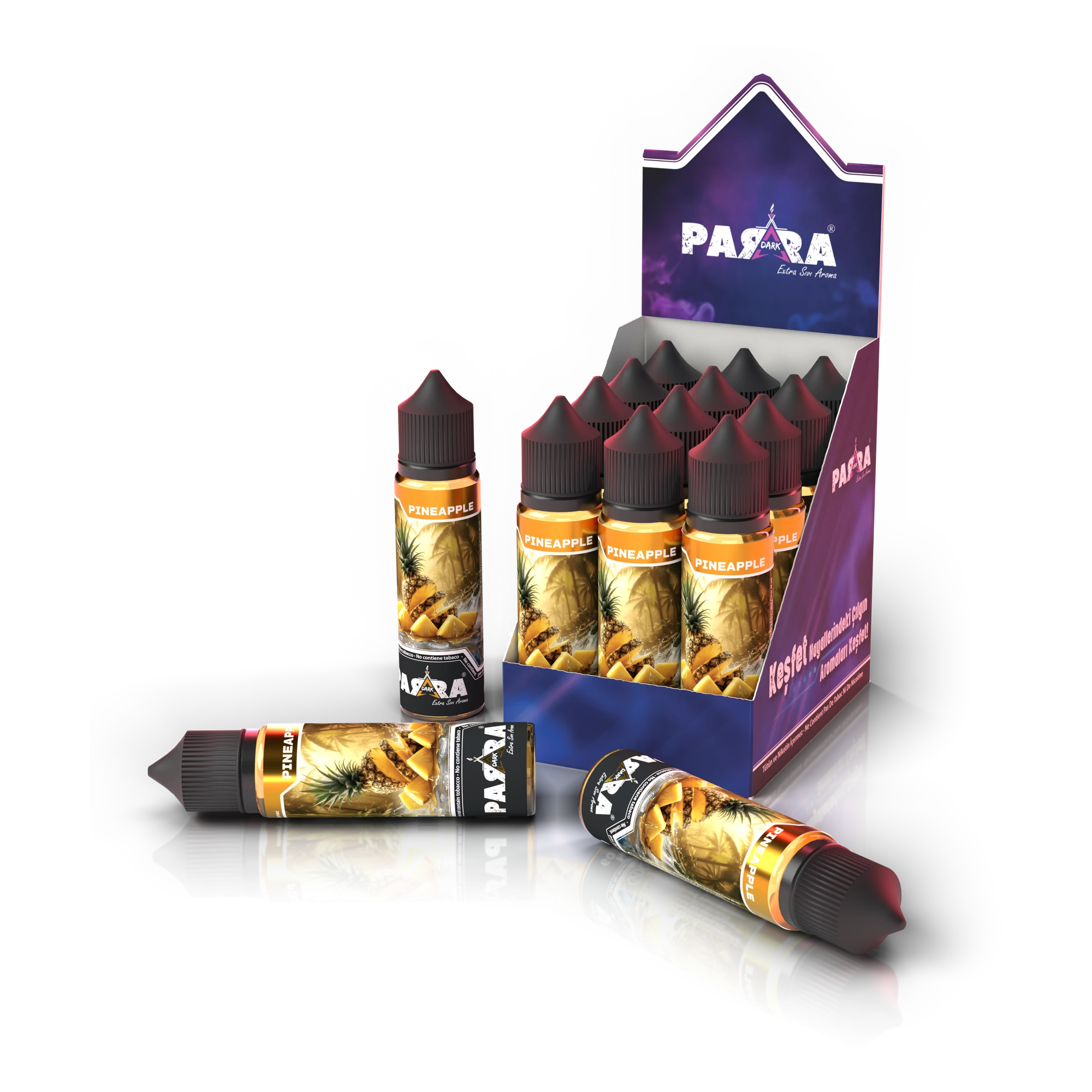 Parra Dark Пайнэппл 60 ml · Дисплей-бокс на 12 флаконов