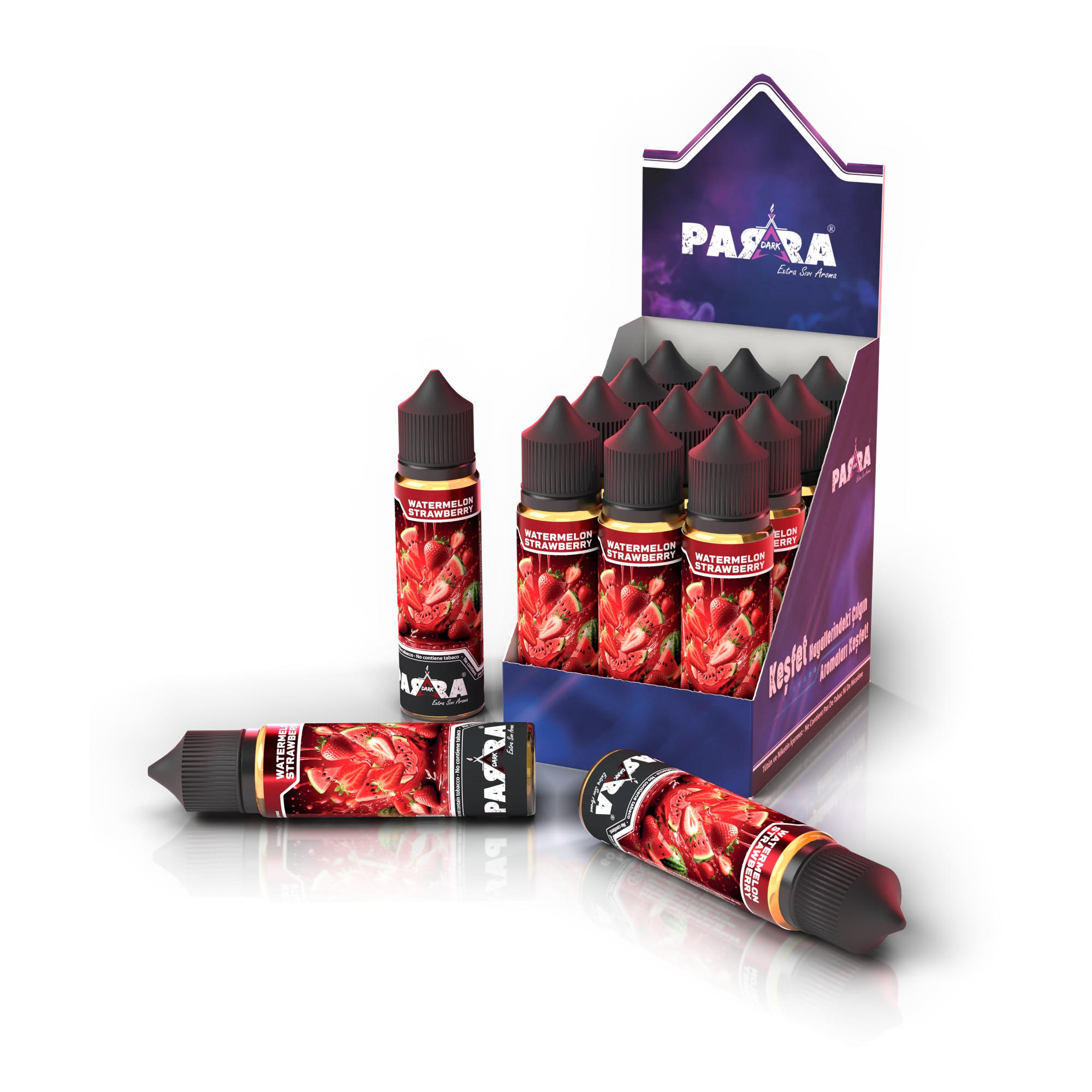 Parra Dark Вотермелон Строберри 60 ml · Дисплей-бокс на 12 флаконов