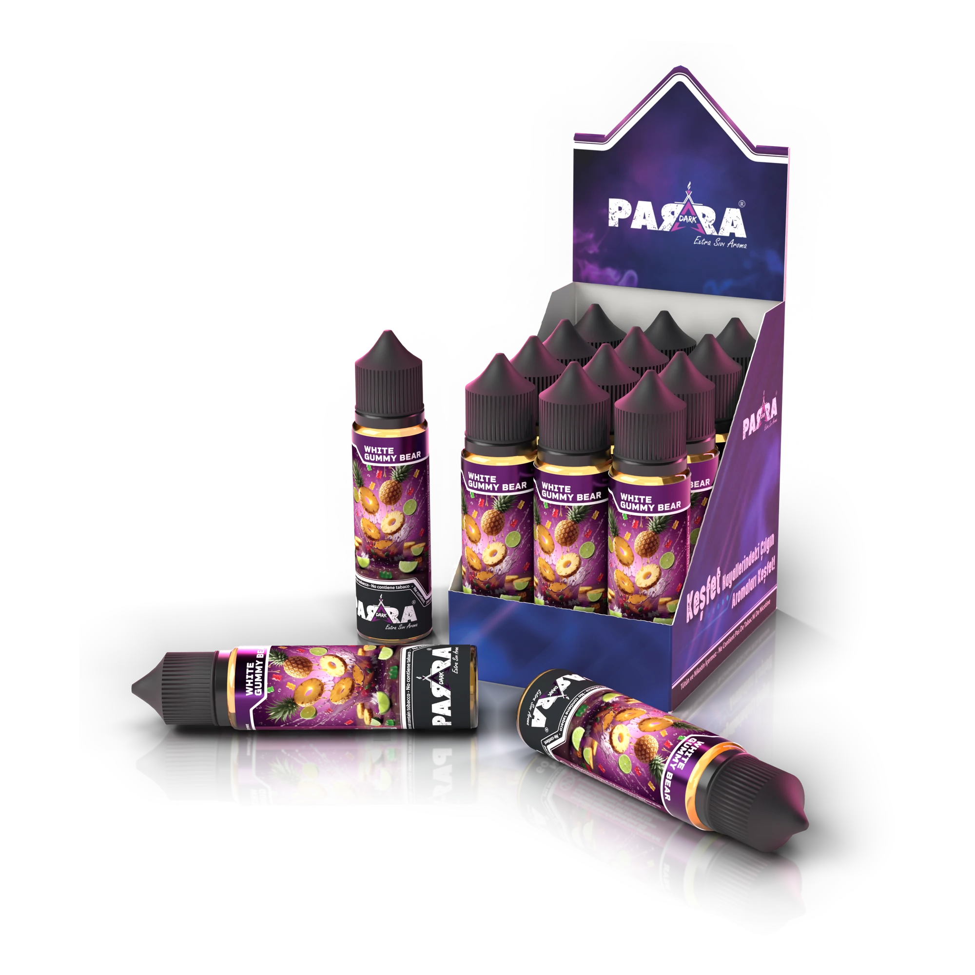 Parra Dark Уайт Гамми Бэр 60 ml · Дисплей-бокс на 12 флаконов